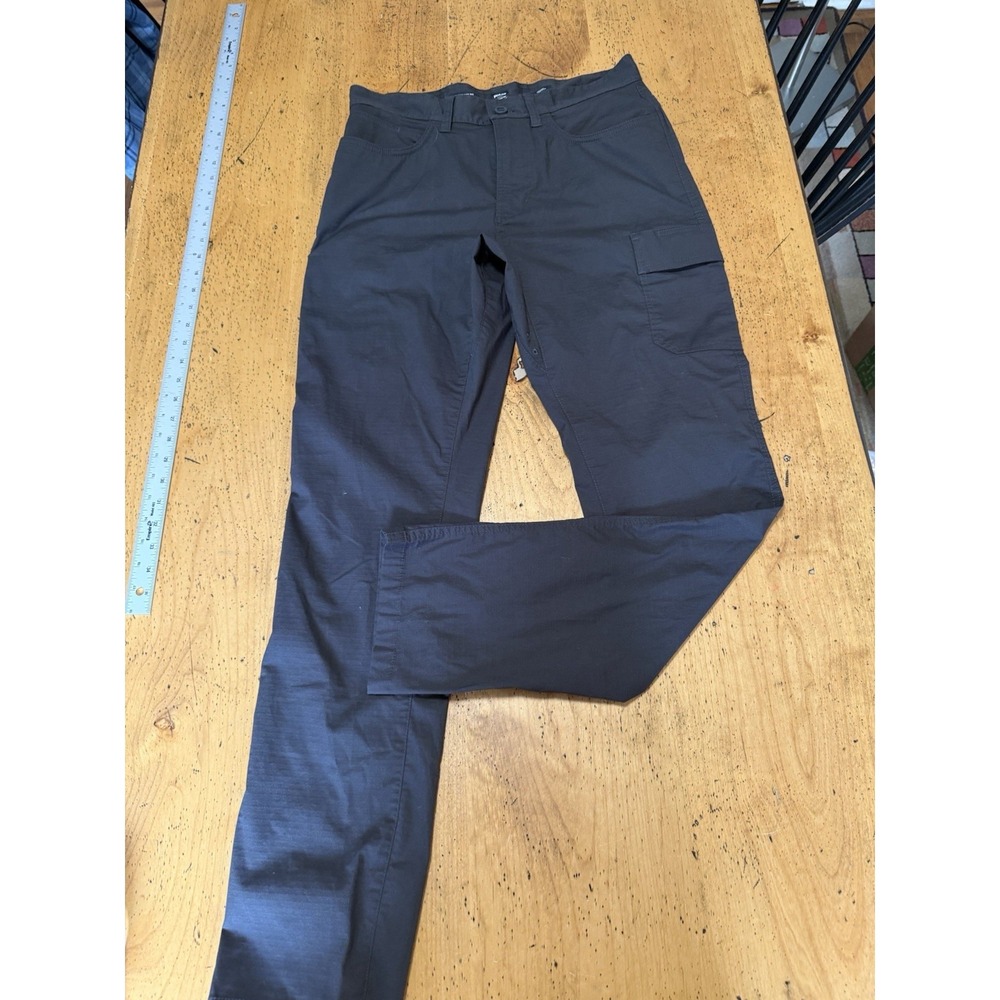 Prana Pants Mens 32x32 Charcoal Cargo Double Peak Pant Standard Fit Hiking